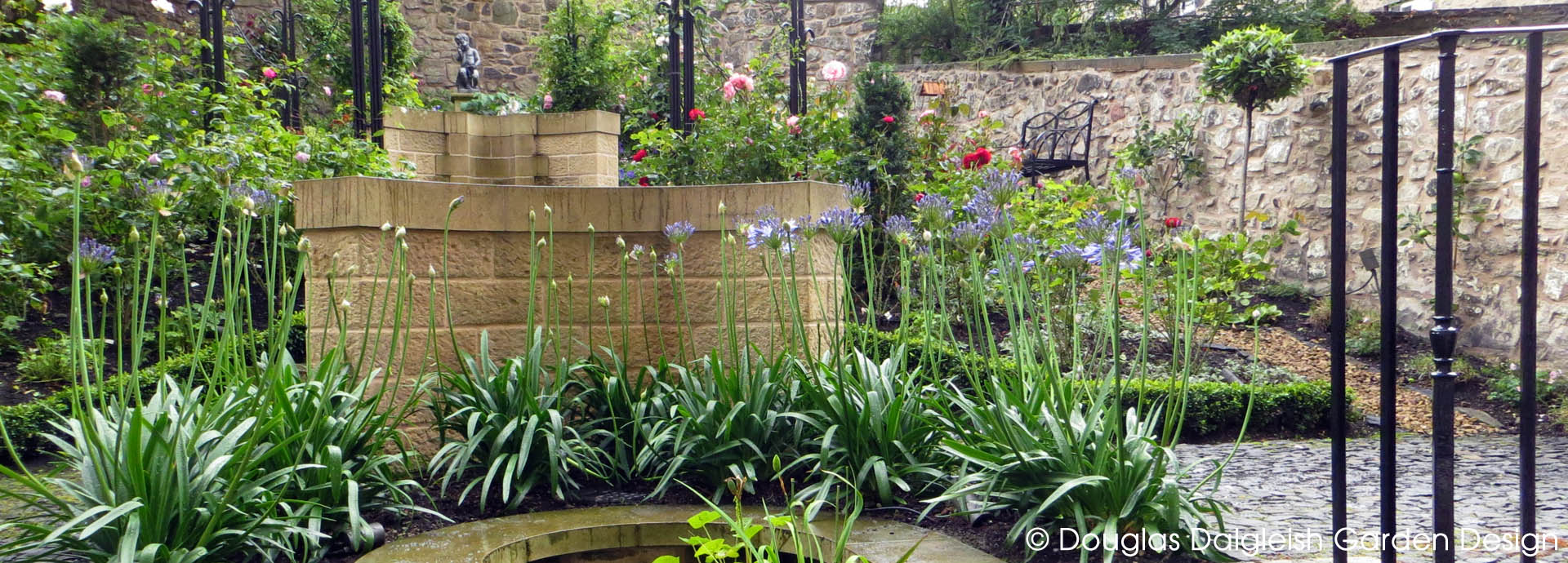 private garden in Edinburgh New Town